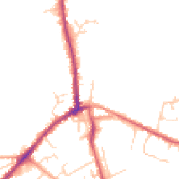 Daytime road noise heatmap for IP27 0BD