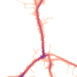 Daytime road noise heatmap for IP27 0BJ