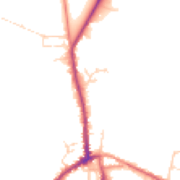 Daytime road noise heatmap for IP27 0BL