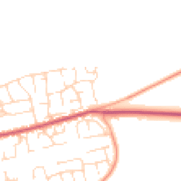 Daytime road noise heatmap for IP27 0BN