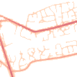 Daytime road noise heatmap for IP27 0BP