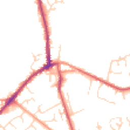 Daytime road noise heatmap for IP27 0BS