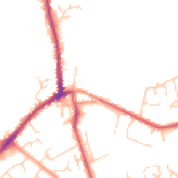 Daytime road noise heatmap for IP27 0BW