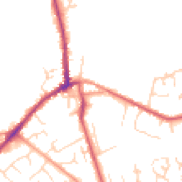 Daytime road noise heatmap for IP27 0BX