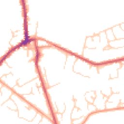 Daytime road noise heatmap for IP27 0DA