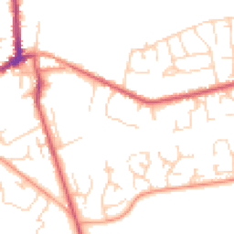Daytime road noise heatmap for IP27 0DD