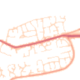 Daytime road noise heatmap for IP27 0DG