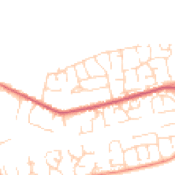 Daytime road noise heatmap for IP27 0DJ