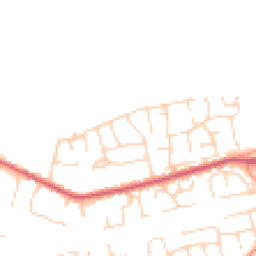 Daytime road noise heatmap for IP27 0DR
