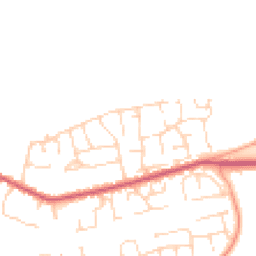 Daytime road noise heatmap for IP27 0DS