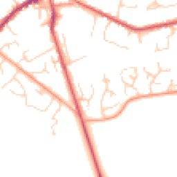 Daytime road noise heatmap for IP27 0DU