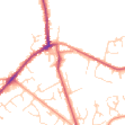 Daytime road noise heatmap for IP27 0EJ