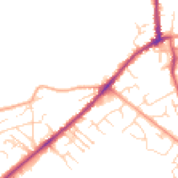 Daytime road noise heatmap for IP27 0EN