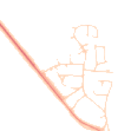 Daytime road noise heatmap for IP27 0PS