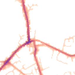 Daytime road noise heatmap for IP27 0RS