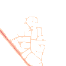 Daytime road noise heatmap for IP27 0RX