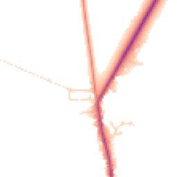 Daytime road noise heatmap for IP27 0XP