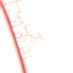 Daytime road noise heatmap for IP27 9AU