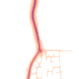 Daytime road noise heatmap for IP27 9AY