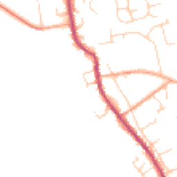 Daytime road noise heatmap for IP27 9DW