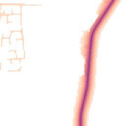 Daytime road noise heatmap for IP27 9GH