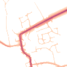 Daytime road noise heatmap for IP27 9ND
