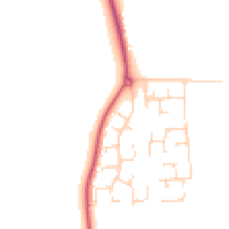 Daytime road noise heatmap for IP27 9QJ