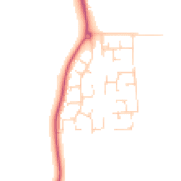 Daytime road noise heatmap for IP27 9QR