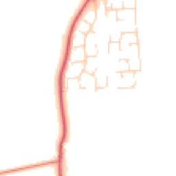 Daytime road noise heatmap for IP27 9QX