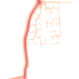 Daytime road noise heatmap for IP27 9QY