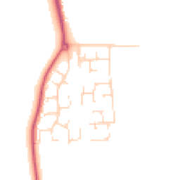 Daytime road noise heatmap for IP27 9RJ