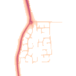 Daytime road noise heatmap for IP27 9RN
