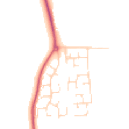 Daytime road noise heatmap for IP27 9RT