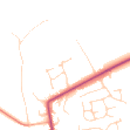 Daytime road noise heatmap for IP27 9SA