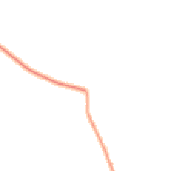 Daytime road noise heatmap for IP28 6DF