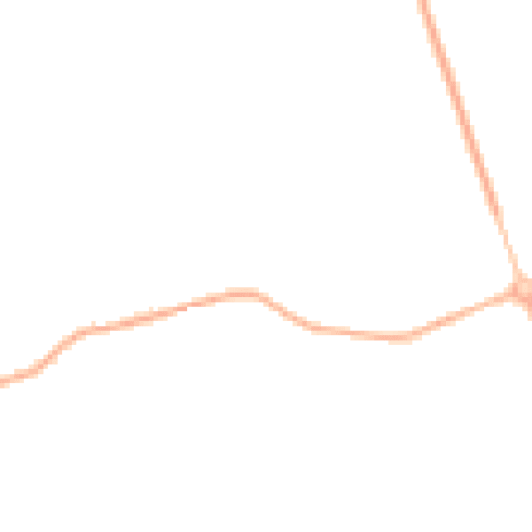Night-time road noise heatmap for IP28 6JH