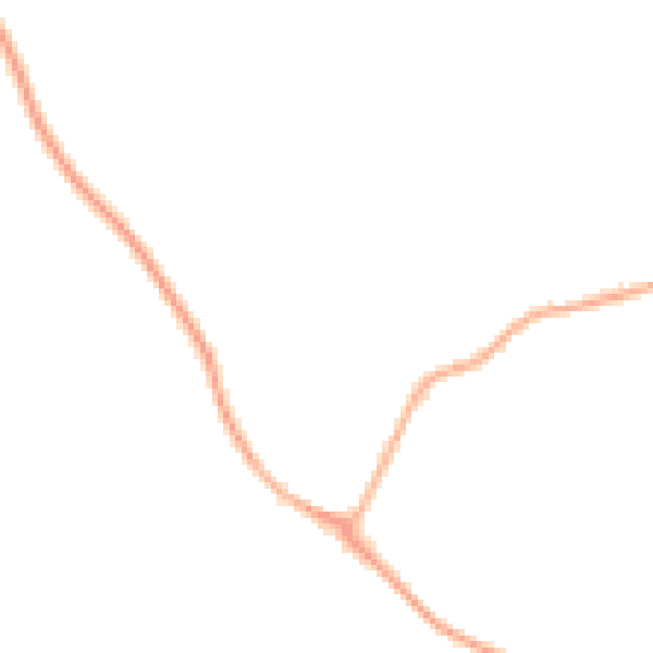 Night-time road noise heatmap for IP28 6JS