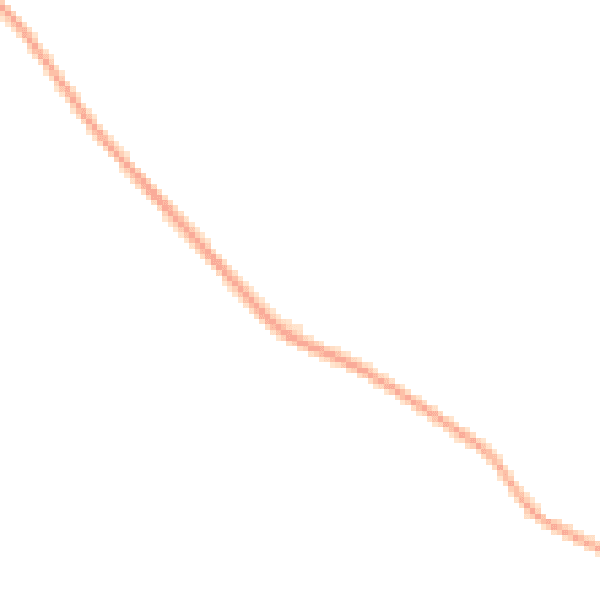 Night-time road noise heatmap for IP28 6LW
