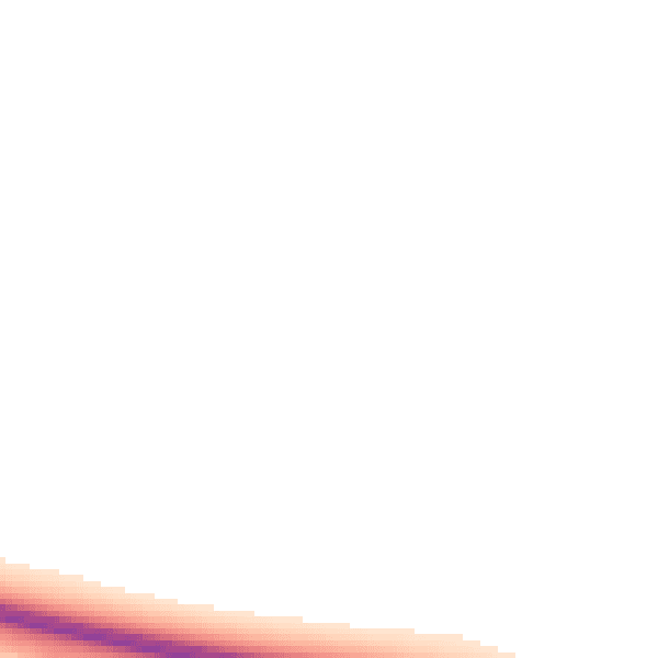 Night-time road noise heatmap for IP28 6RW
