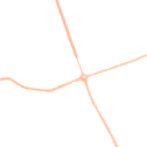 Night-time road noise heatmap for IP28 6TQ