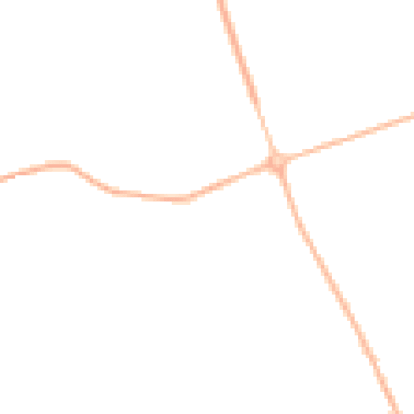 Night-time road noise heatmap for IP28 6TW