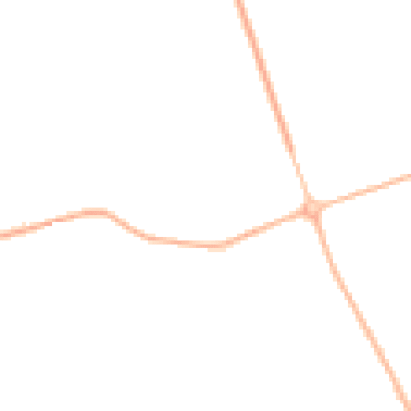 Night-time road noise heatmap for IP28 6UH