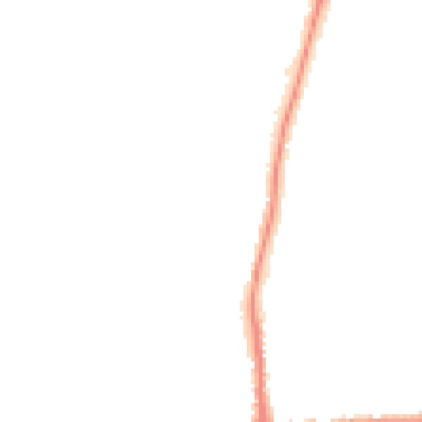 Night-time road noise heatmap for IP28 7QZ