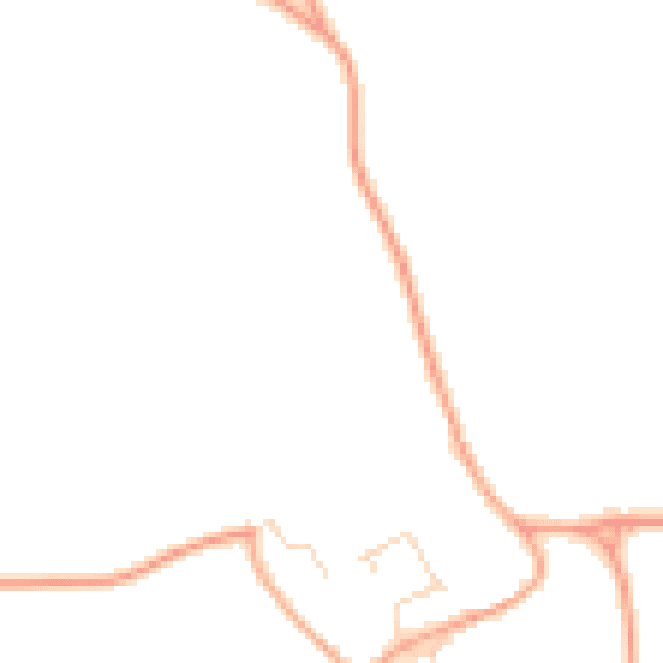 Daytime road noise heatmap for IP31 1AE