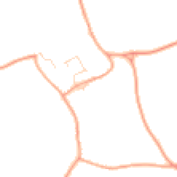 Daytime road noise heatmap for IP31 1AJ