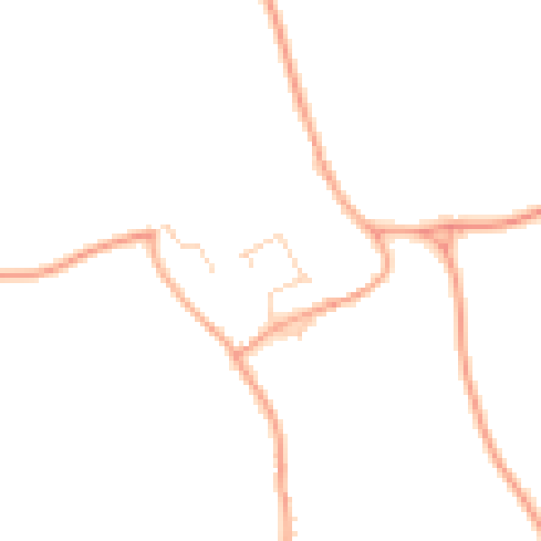 Daytime road noise heatmap for IP31 1AN