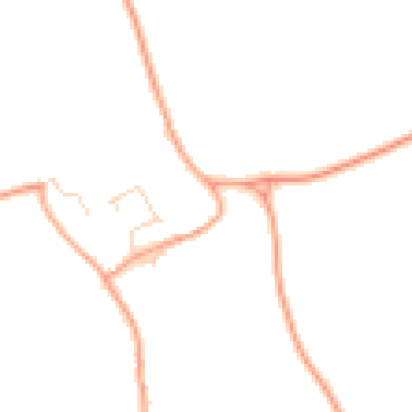 Daytime road noise heatmap for IP31 1AW