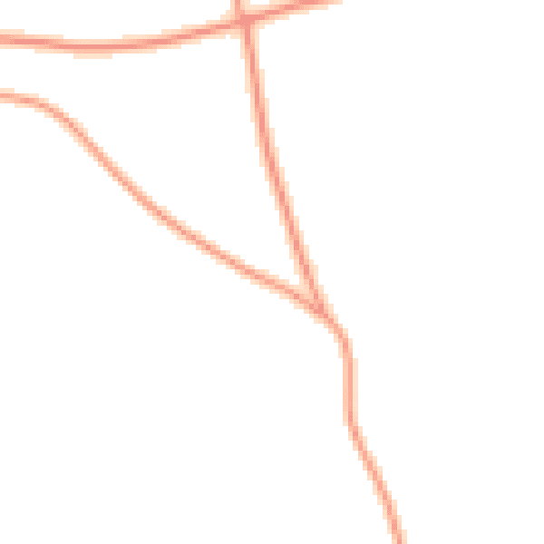Daytime road noise heatmap for IP31 1AZ