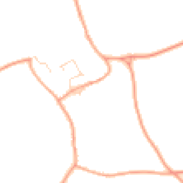 Daytime road noise heatmap for IP31 1BE
