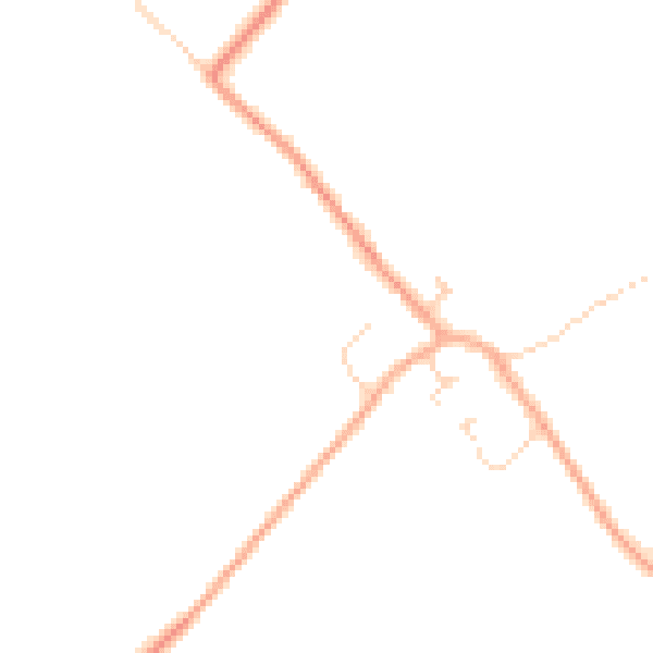 Daytime road noise heatmap for IP31 1BF